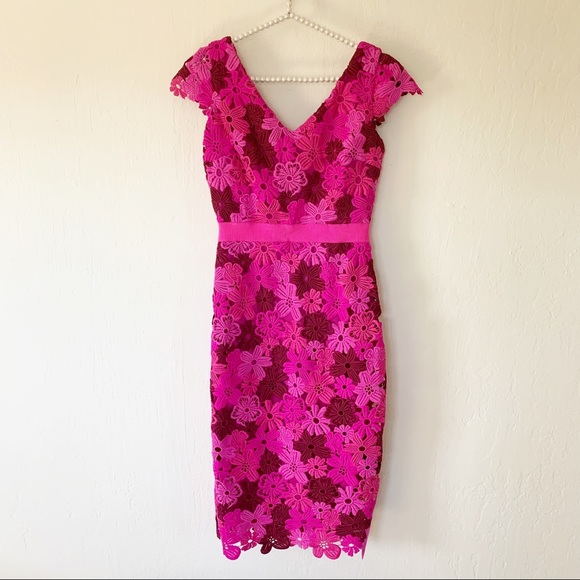 Alexia Admor Dresses & Skirts - Alexia Admor Laila Rose Cap Sleeve Floral Eyelet Dress